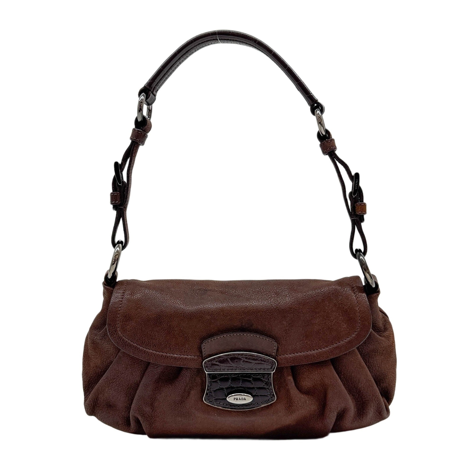Antic St. Cocco Brown Leather Shoulder Bag