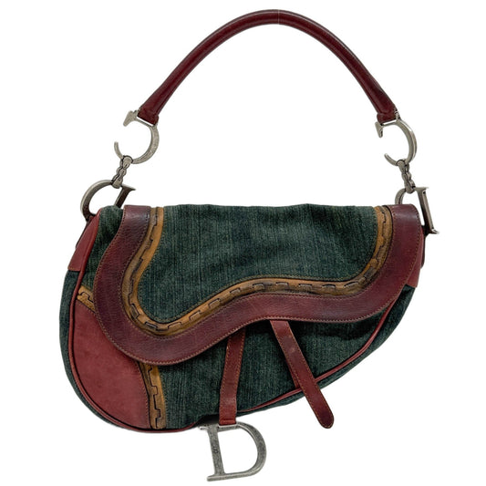 Gaucho Green Denim Shoulder Bag