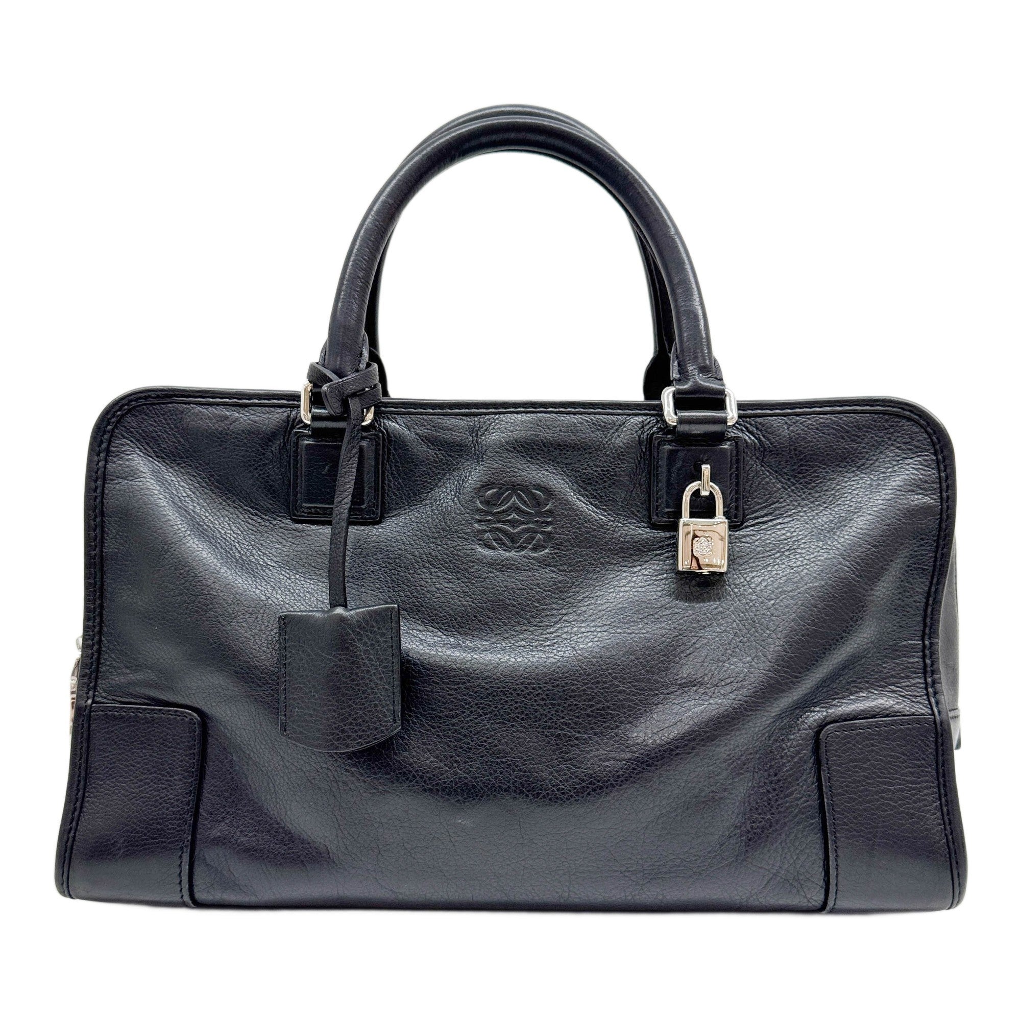 Amazona 36 Black Leather Hand Bag