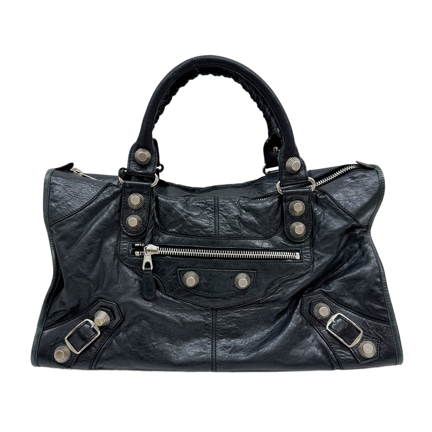 Giant 21 Work Anthracite Grey Leather Hand Bag