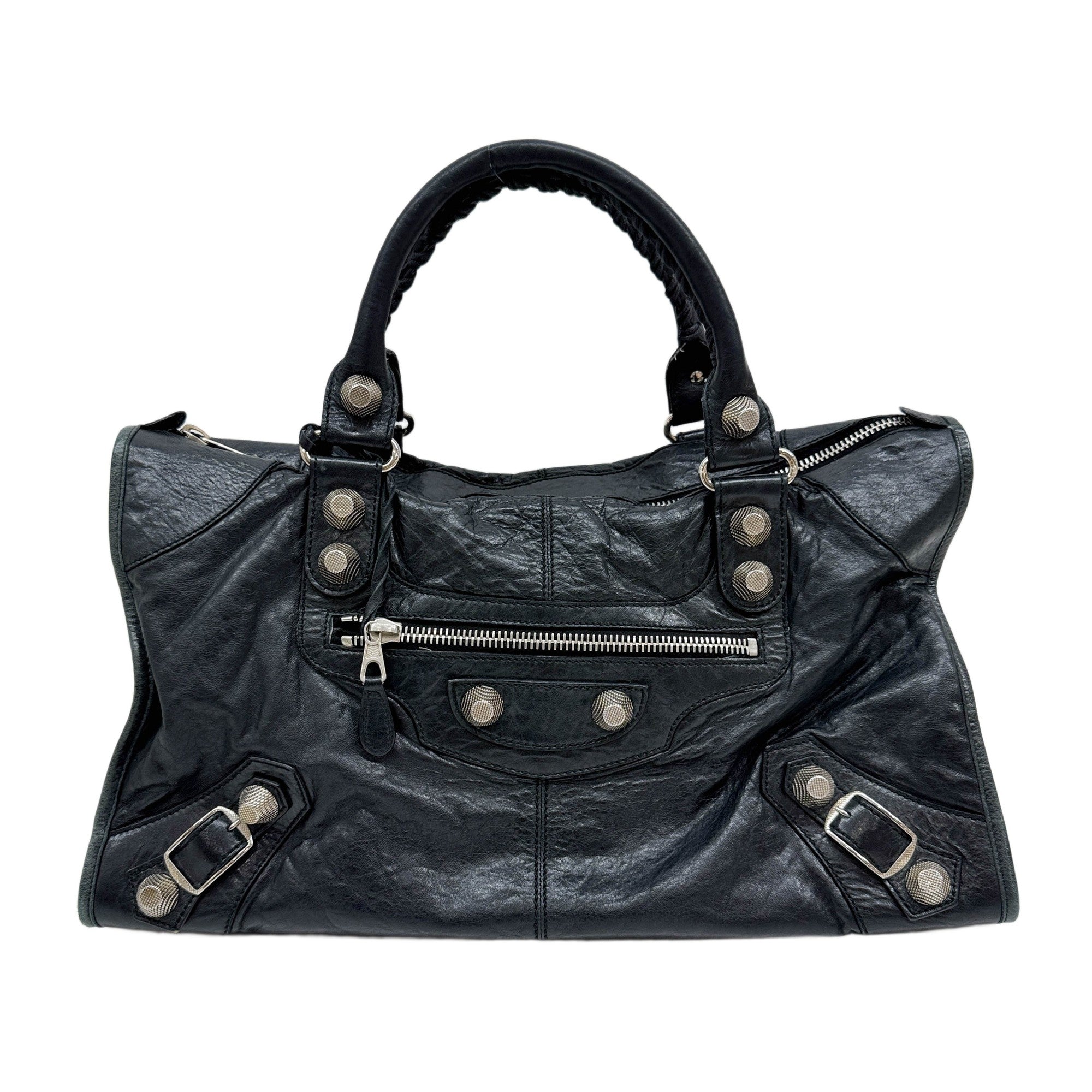 Giant 21 Work Anthracite Grey Leather Hand Bag