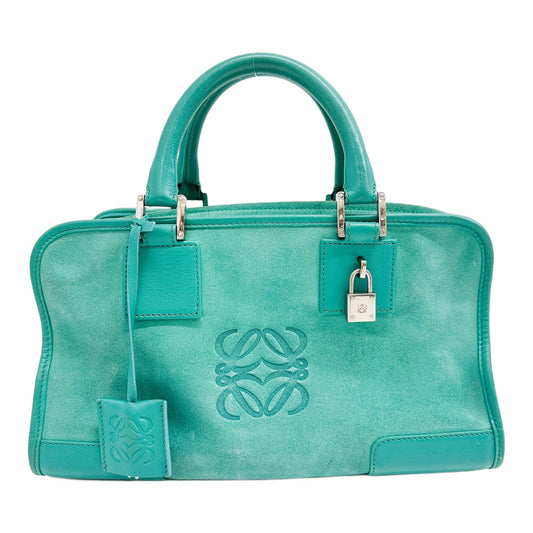 Amazona 28 Turquoise Suede Handle Bag