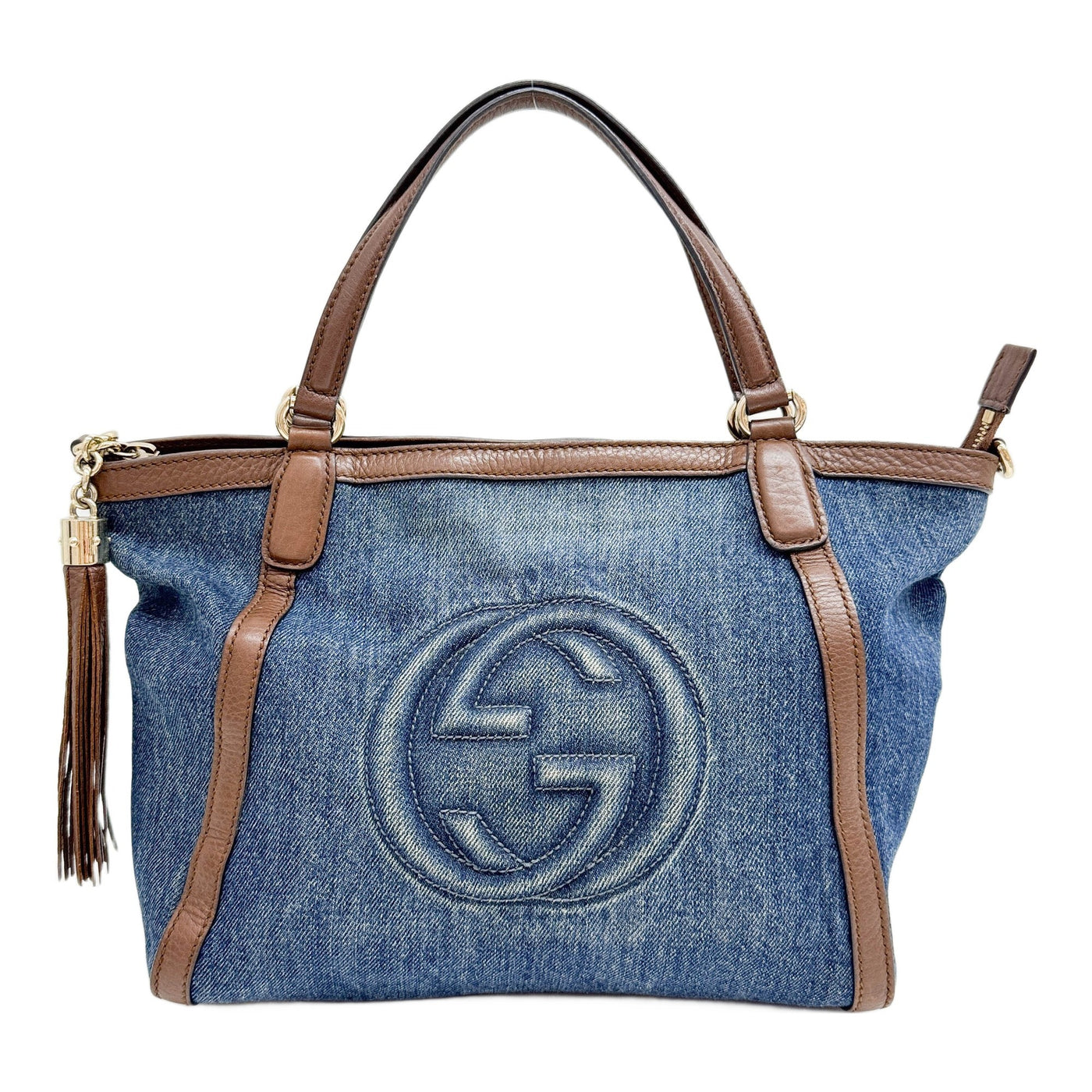 Soho Blue Denim Two Way Bag