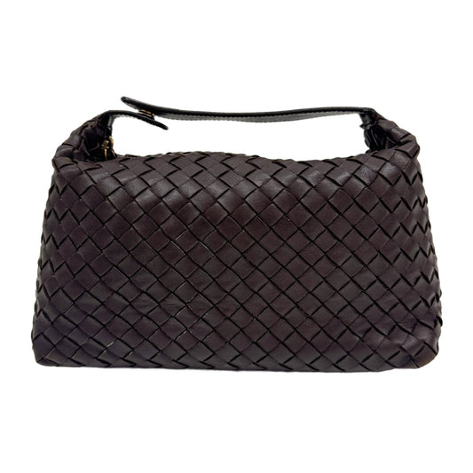 Intrecciato Dark Brown Hand Bag