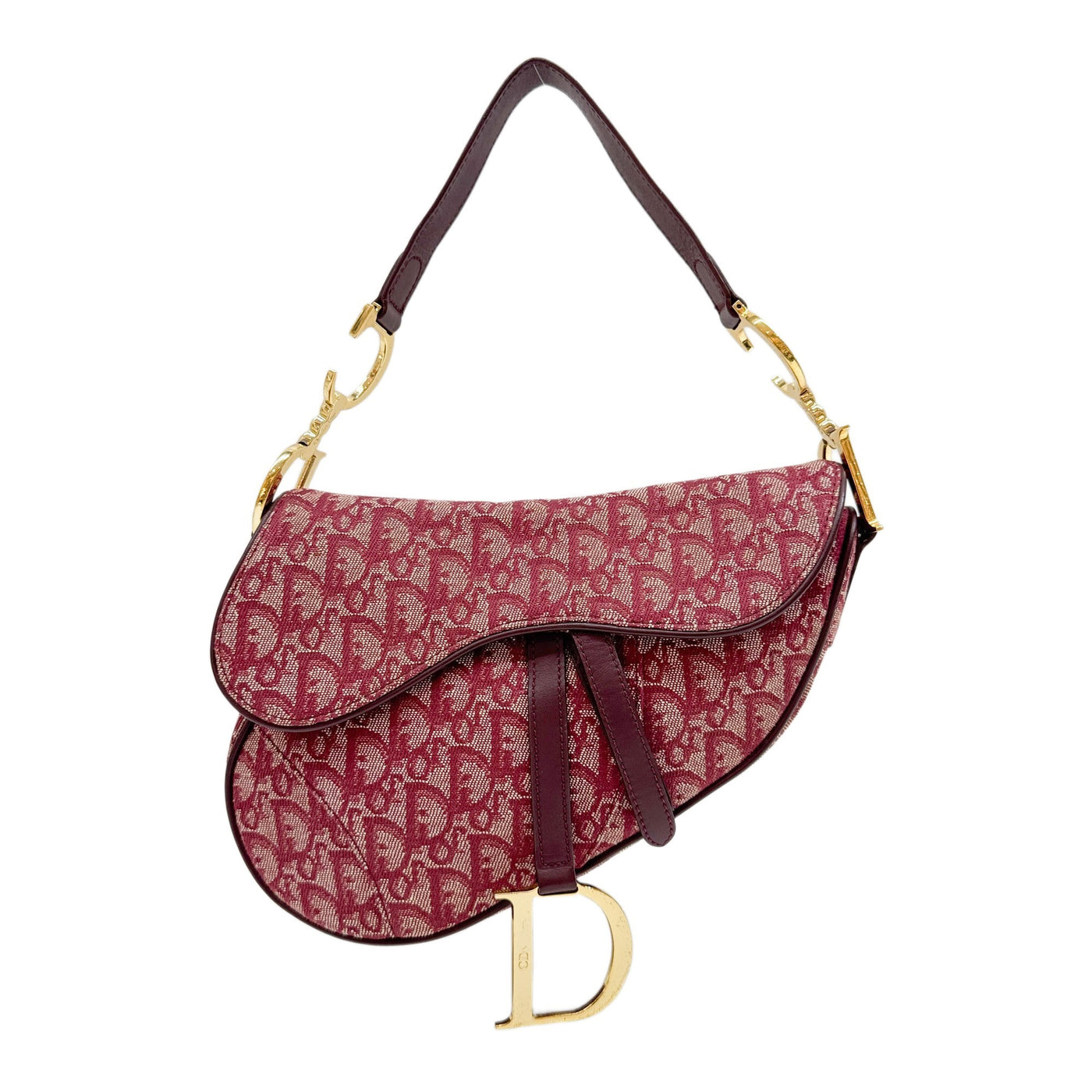 Saddle Red Trotter Canvas Shoulder Bag