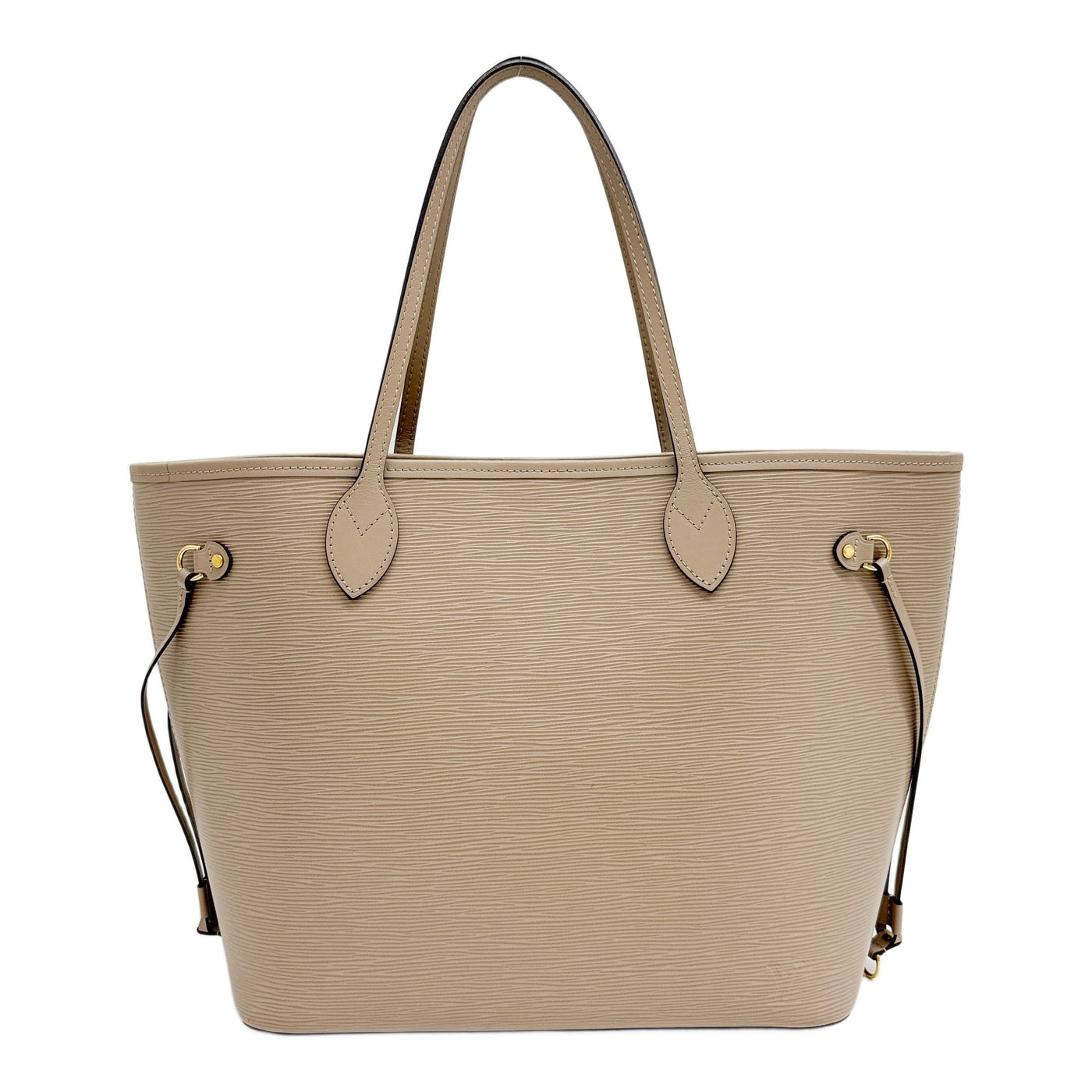 Neverfull Epi Beige Leather Tote Bag