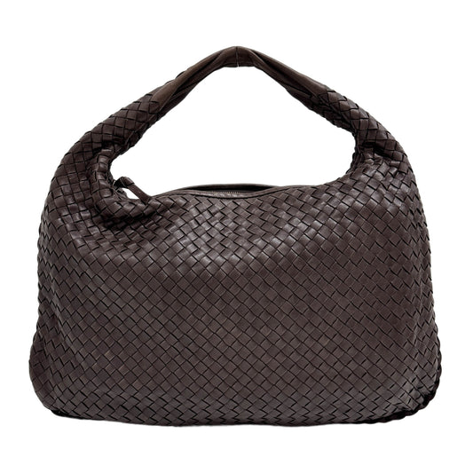 Veneta Intrecciato Brown Leather Shoulder Bag