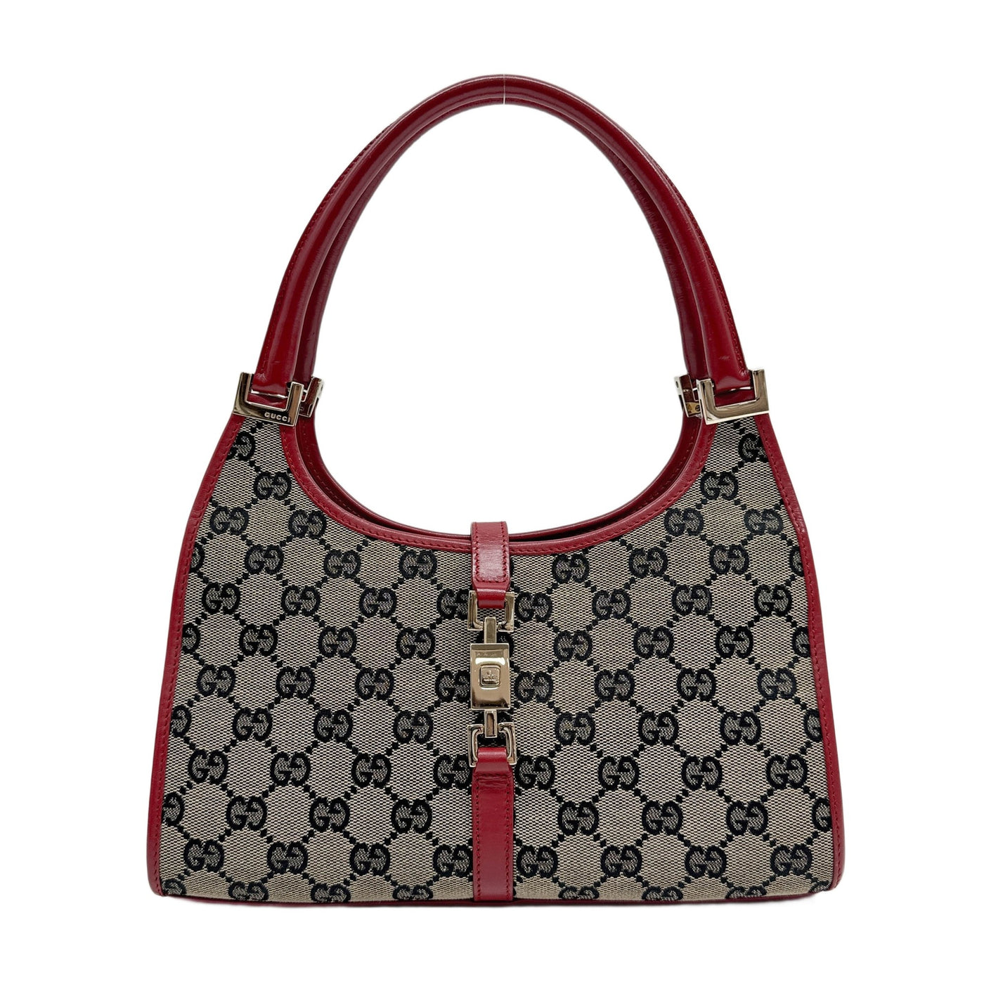Joy Bardot Brown GG Canvas Shoulder Bag