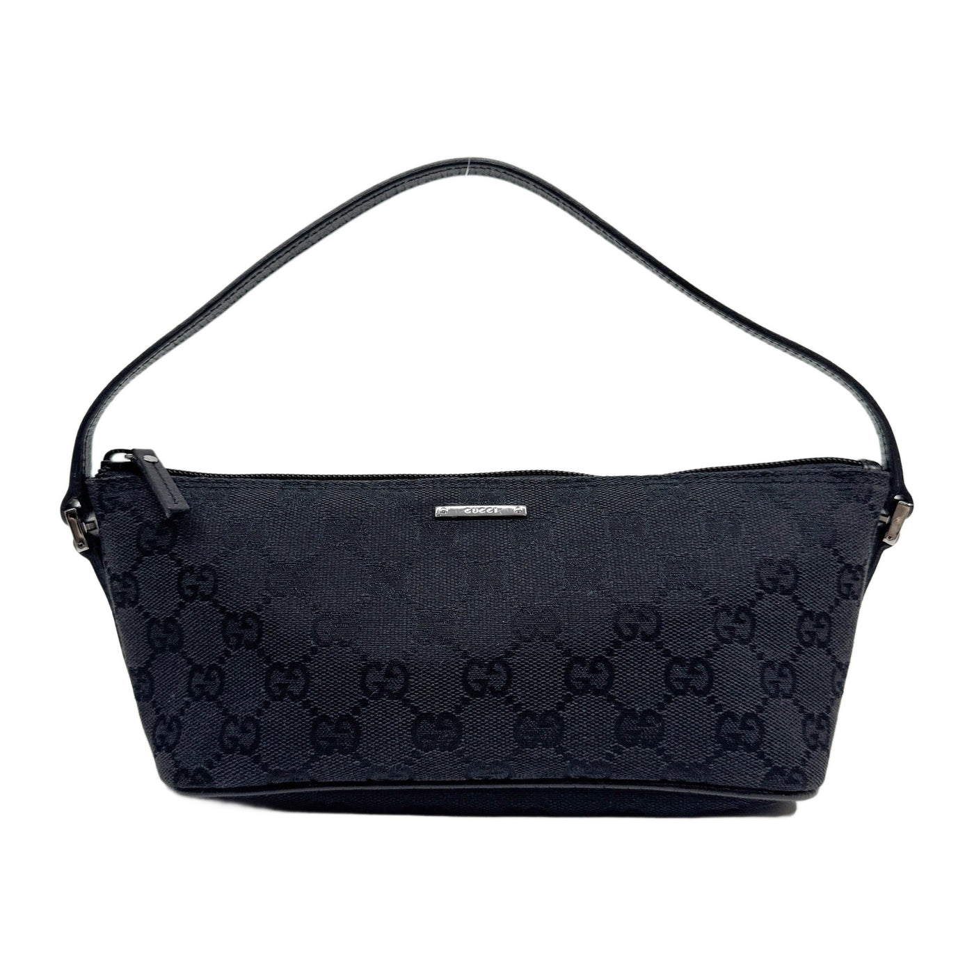 Boat Black GG Canvas Handle Bag