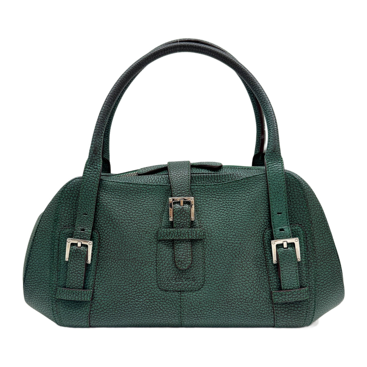 Senda Forest Green Leather Shoulder Bag