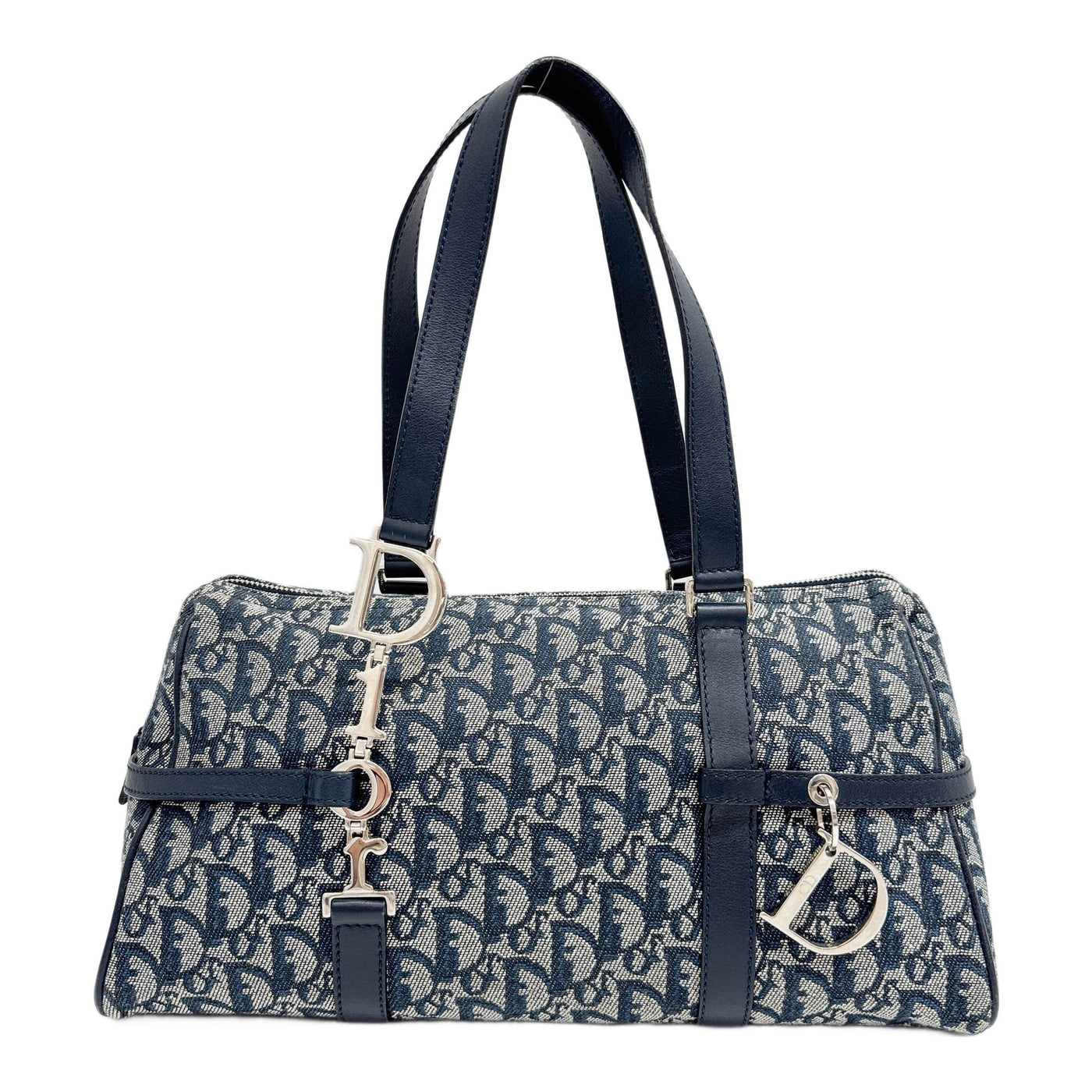 Boston Blue Trotter Canvas Handle Bag
