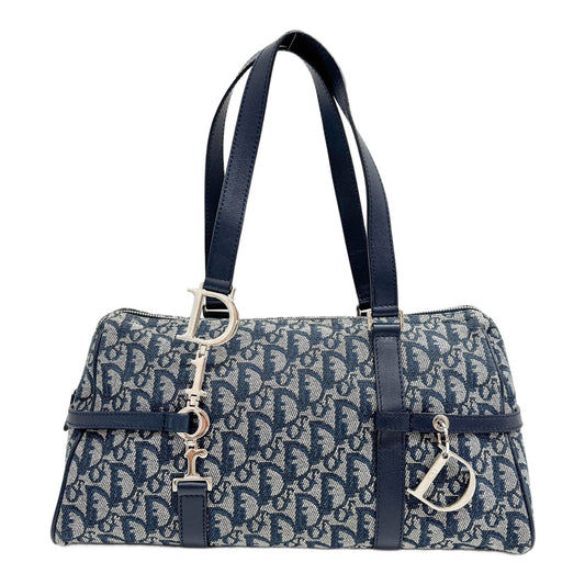 Boston Blue Trotter Canvas Handle Bag
