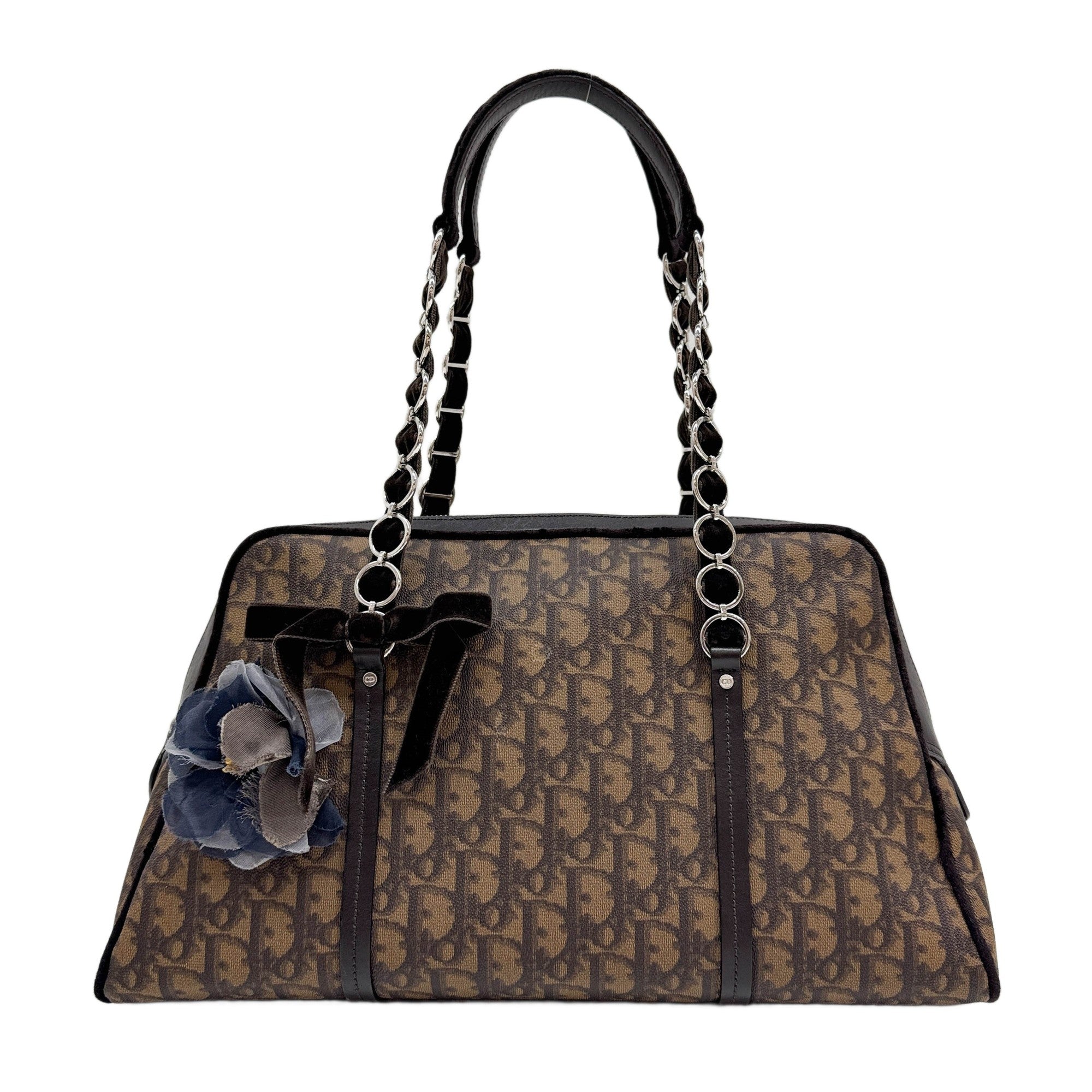 Romantique Brown Trotter Canvas Shoulder Bag