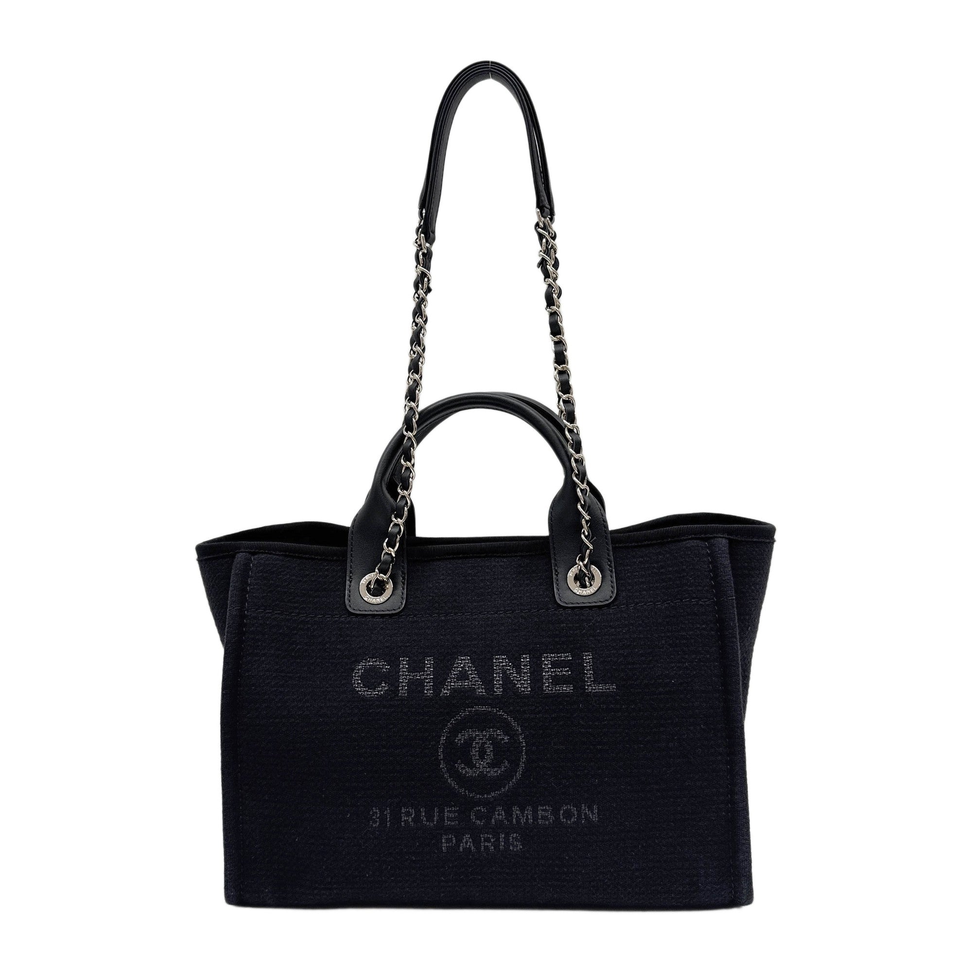 Deauville 2021-2026 Black Canvas Two Way Bag