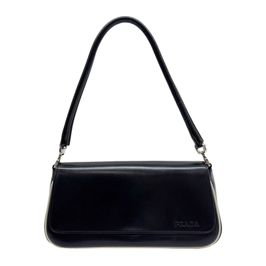 Black Leather Shoulder Bag