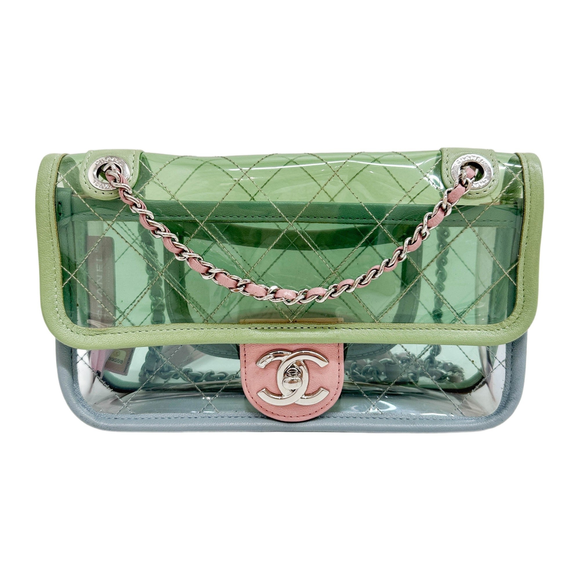 Coco Splash PVC Flap 2018 Multicolor Vinyl Shoulder Bag
