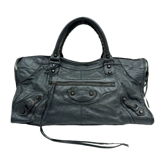 Part Time Duck Green Leather Two Way Bag