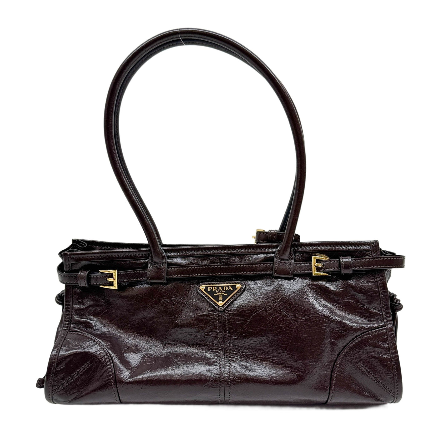 Bonnie Brown Leather Two Way Bag