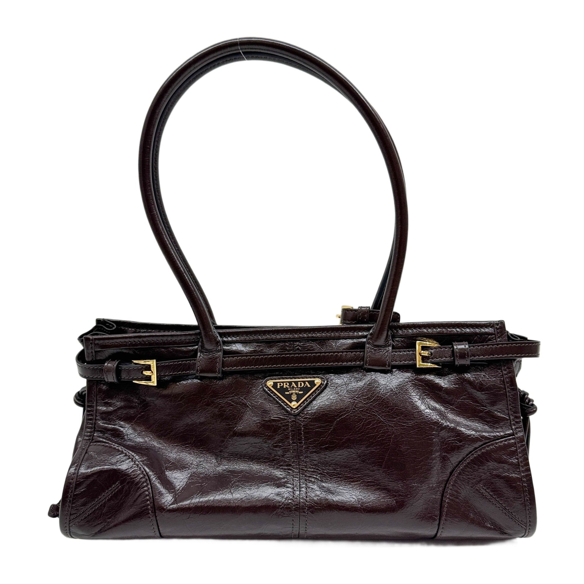 Bonnie Brown Leather Two Way Bag