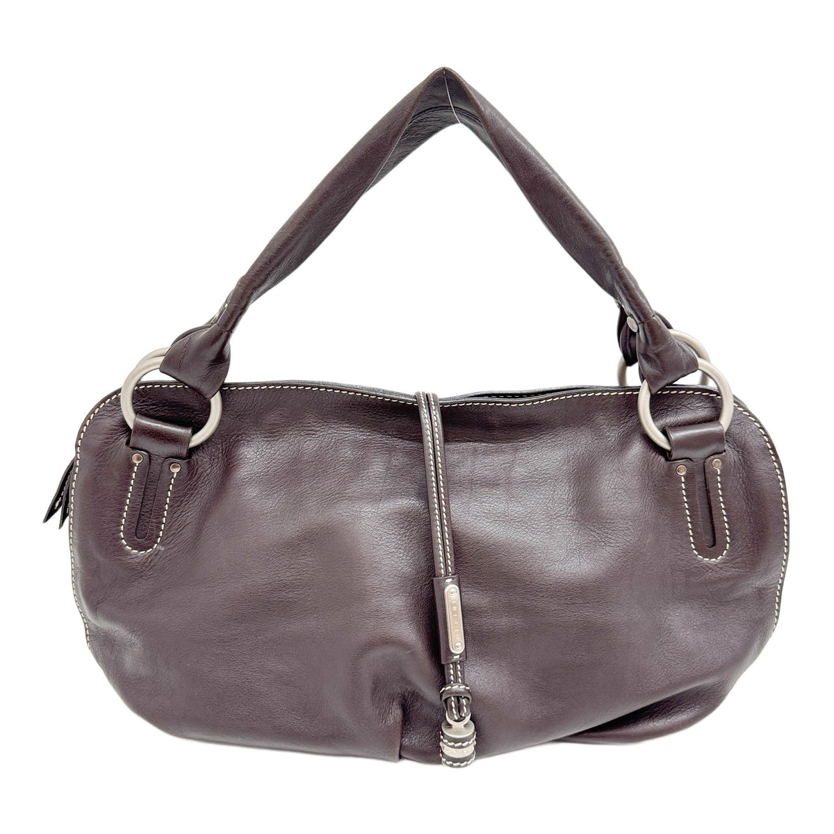 Bittersweet Brown Leather Shoulder Bag