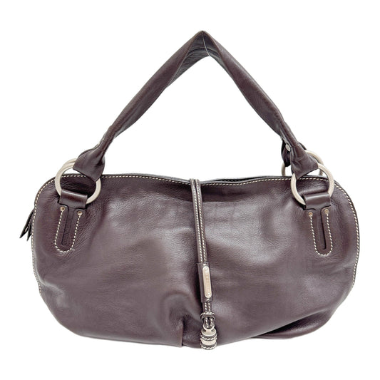 Bittersweet Brown Leather Shoulder Bag