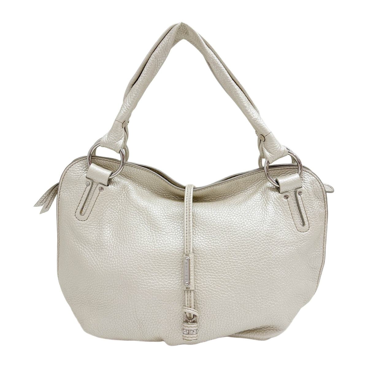 Bittersweet Pearl White Leather Shoulder Bag