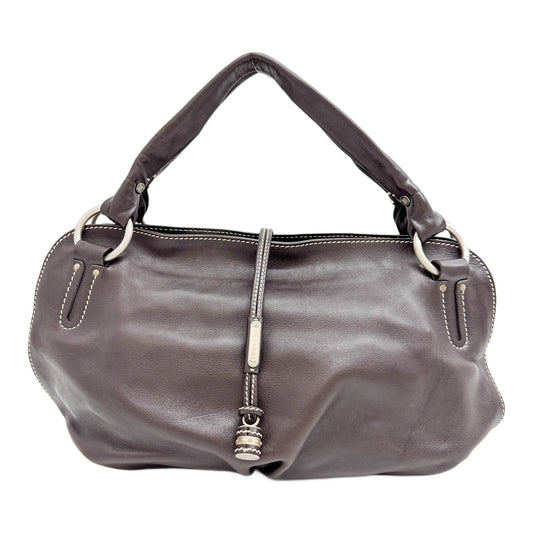 Bittersweet Espresso Brown Leather Hand Bag
