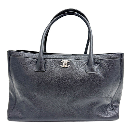 Executive 2008-2009 Black Leather Two Way Tote Bag