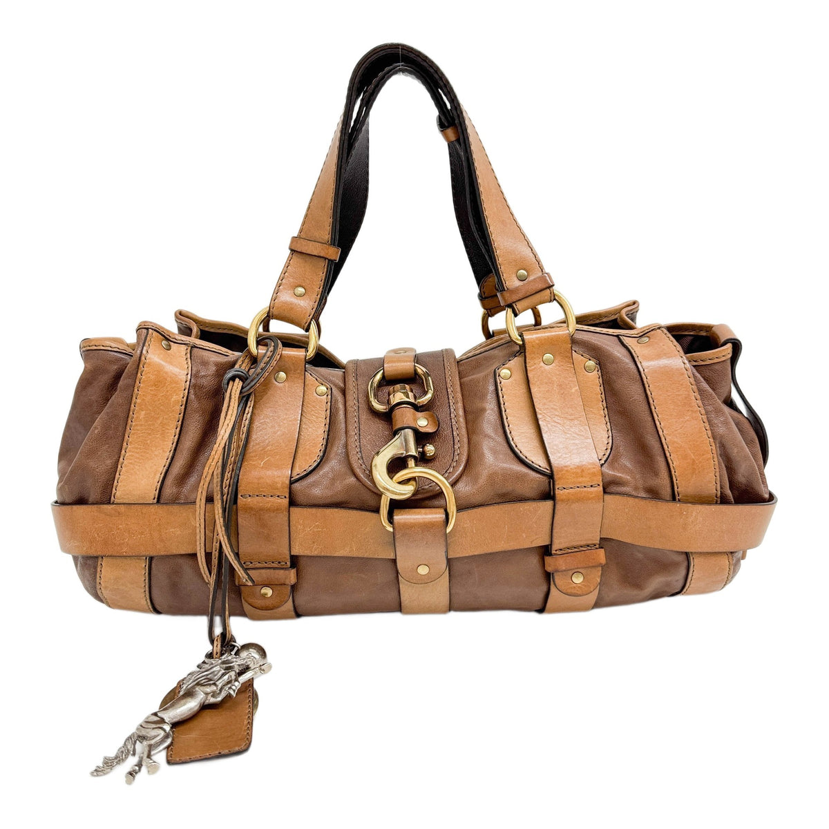 Kerala Brown Leather Shoulder Bag