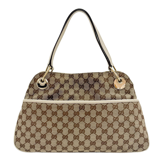 Eclipse Brown GG Canvas Shoulder Bag