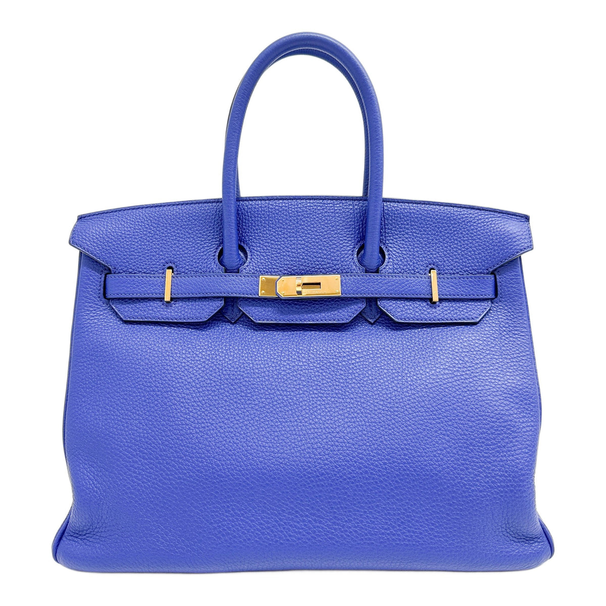 Birkin 35 2011 Lapis Blue Togo Leather Hand Bag