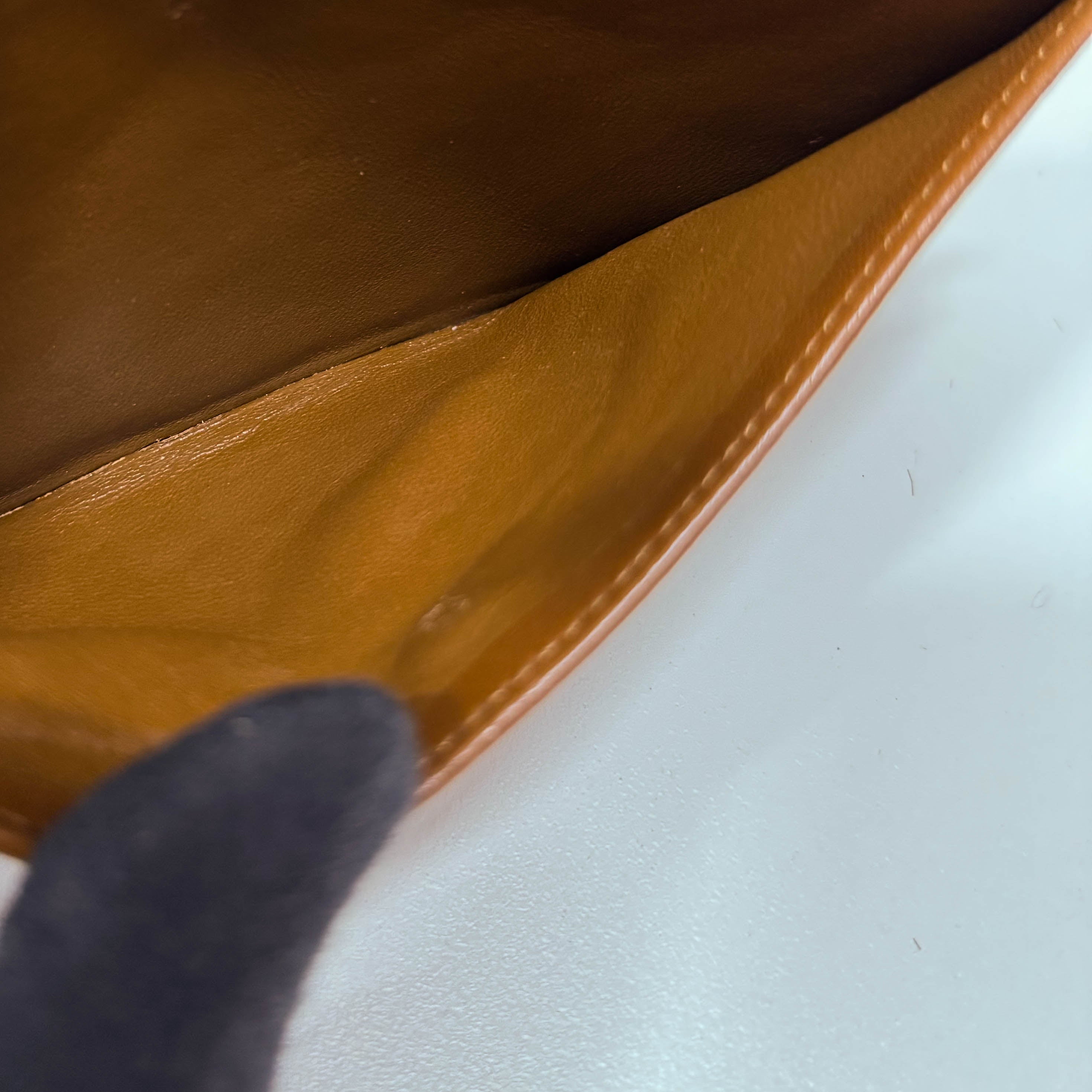 Timeless Classic Matelassé Brown Leather Shoulder Bag