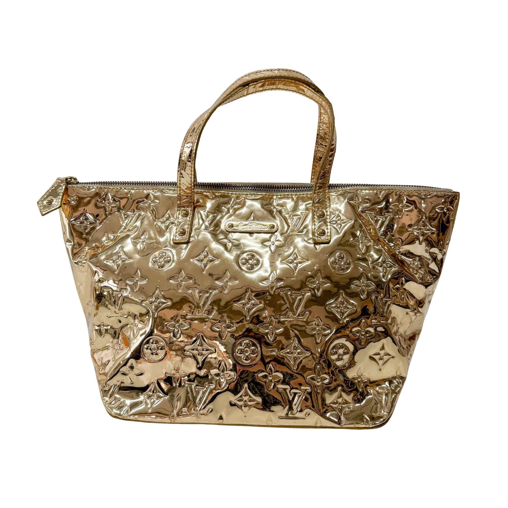 Bllevue Mirror World Gold Coated Canvas