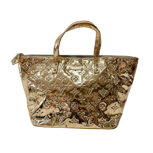 Bllevue Mirror World Gold Coated Canvas