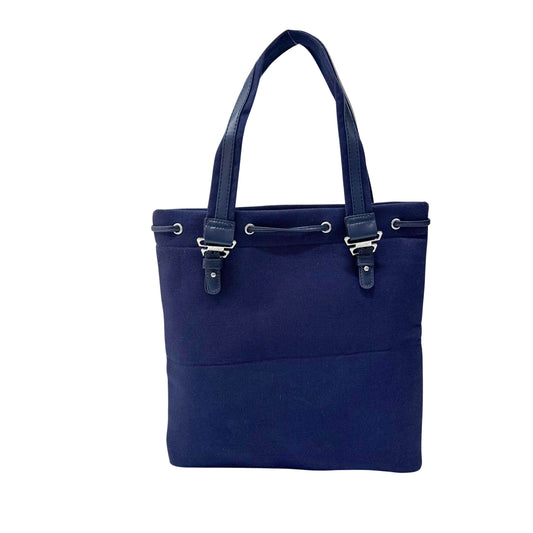 Navy Blue Cotton Tote Bag