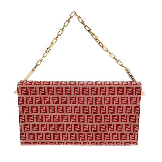 Zucchino Canvas Red Shoulder Bag