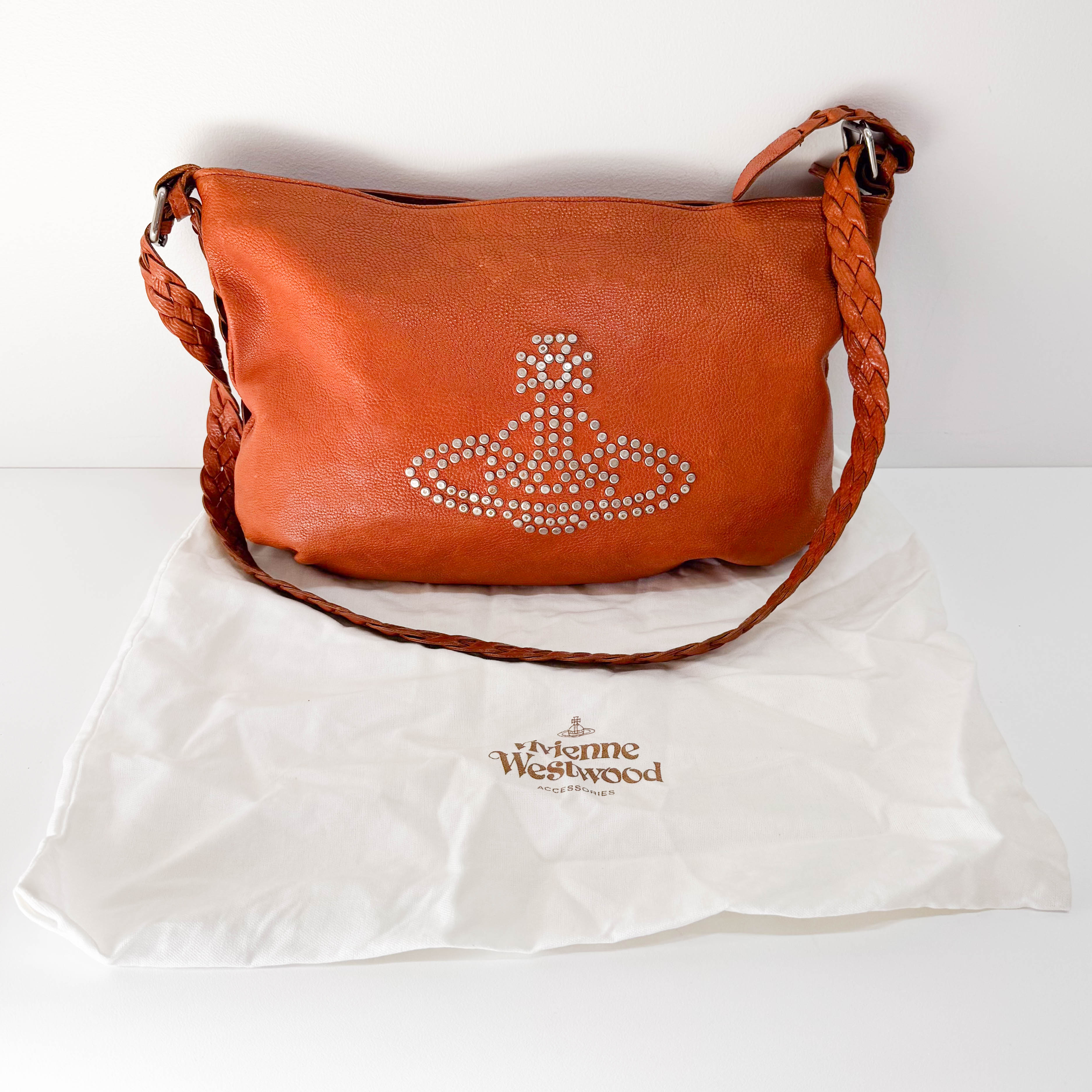 Brown Leather Crossbody Bag