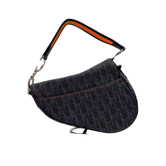 2005 Navy Flight Line Trotter Saddle Handbag