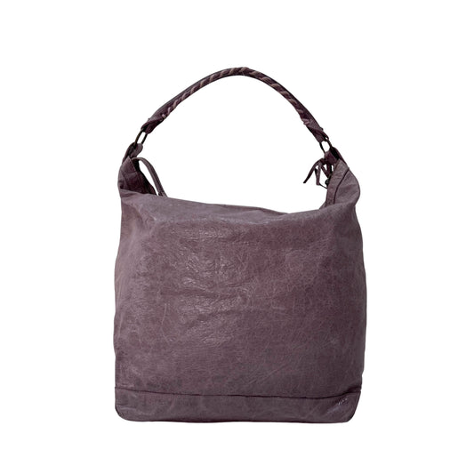 The Day Purple Leather Tote Bag