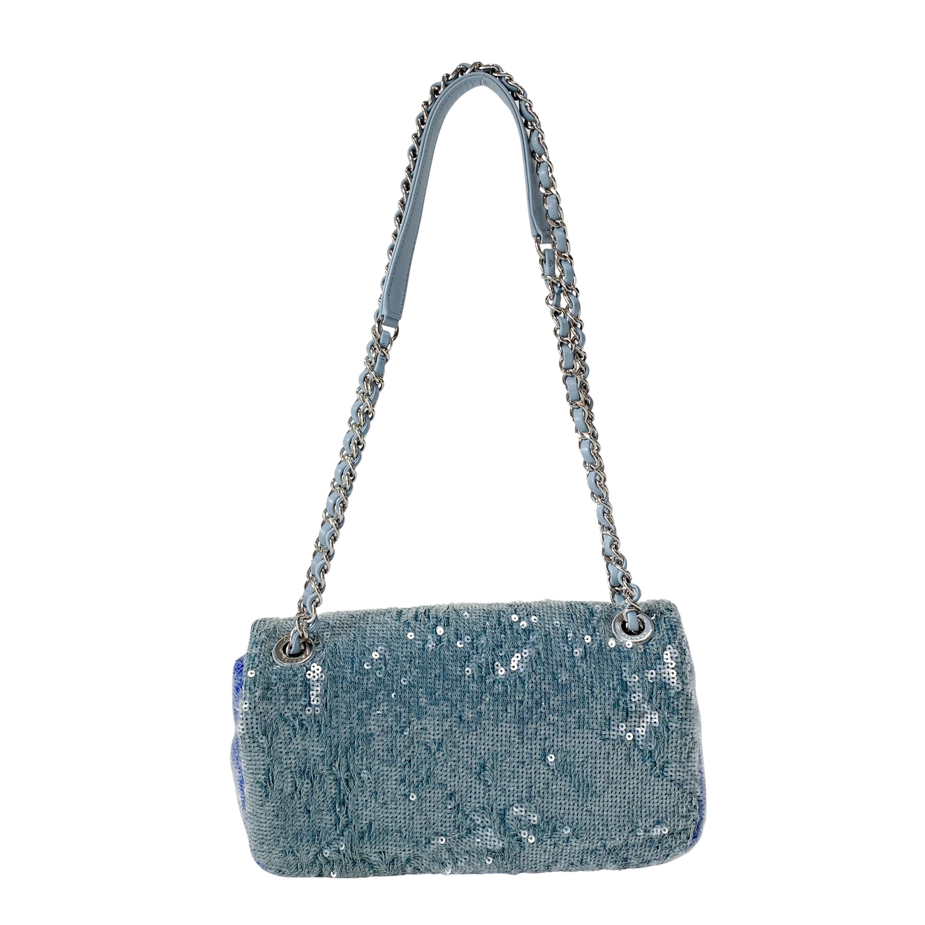Small Waterfall Timeless Classic Sequin Bag