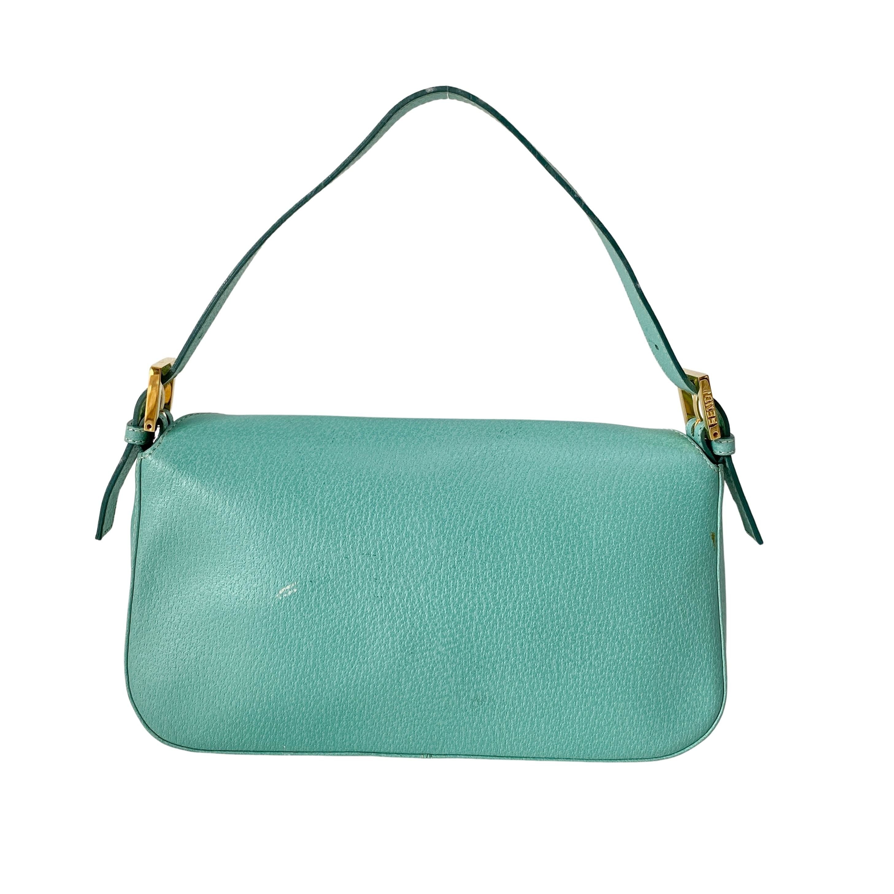Green Leather Shoulder Bag