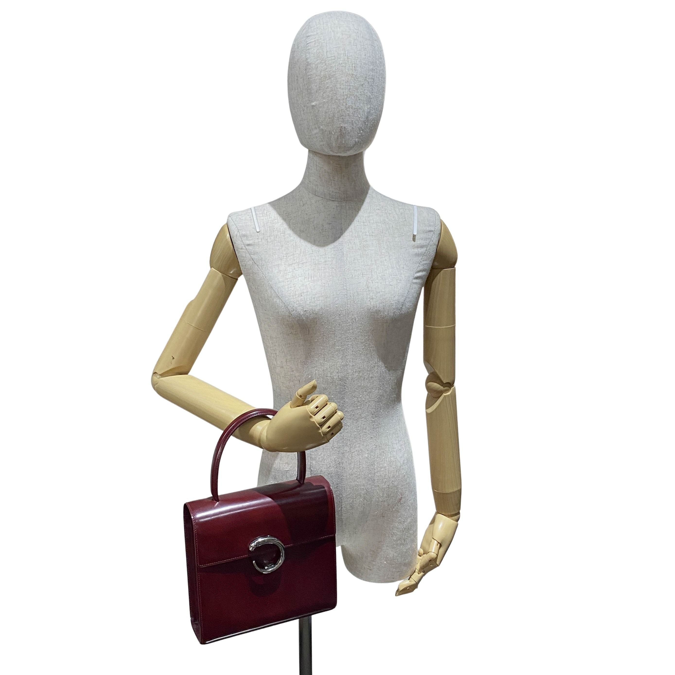 Panthère de Cartier Top Handle Leather Bag