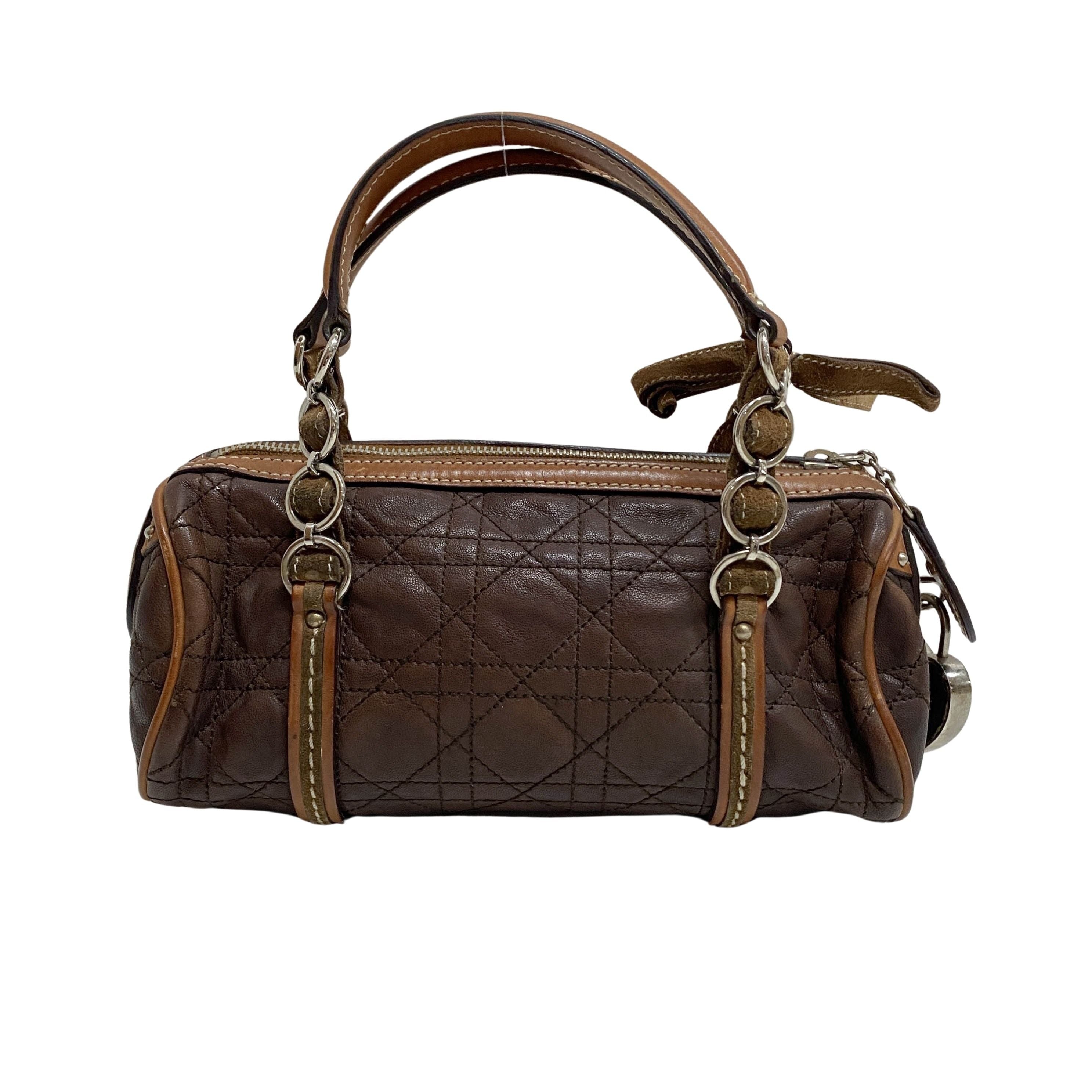 Vintage Brown Leather Hand Bag