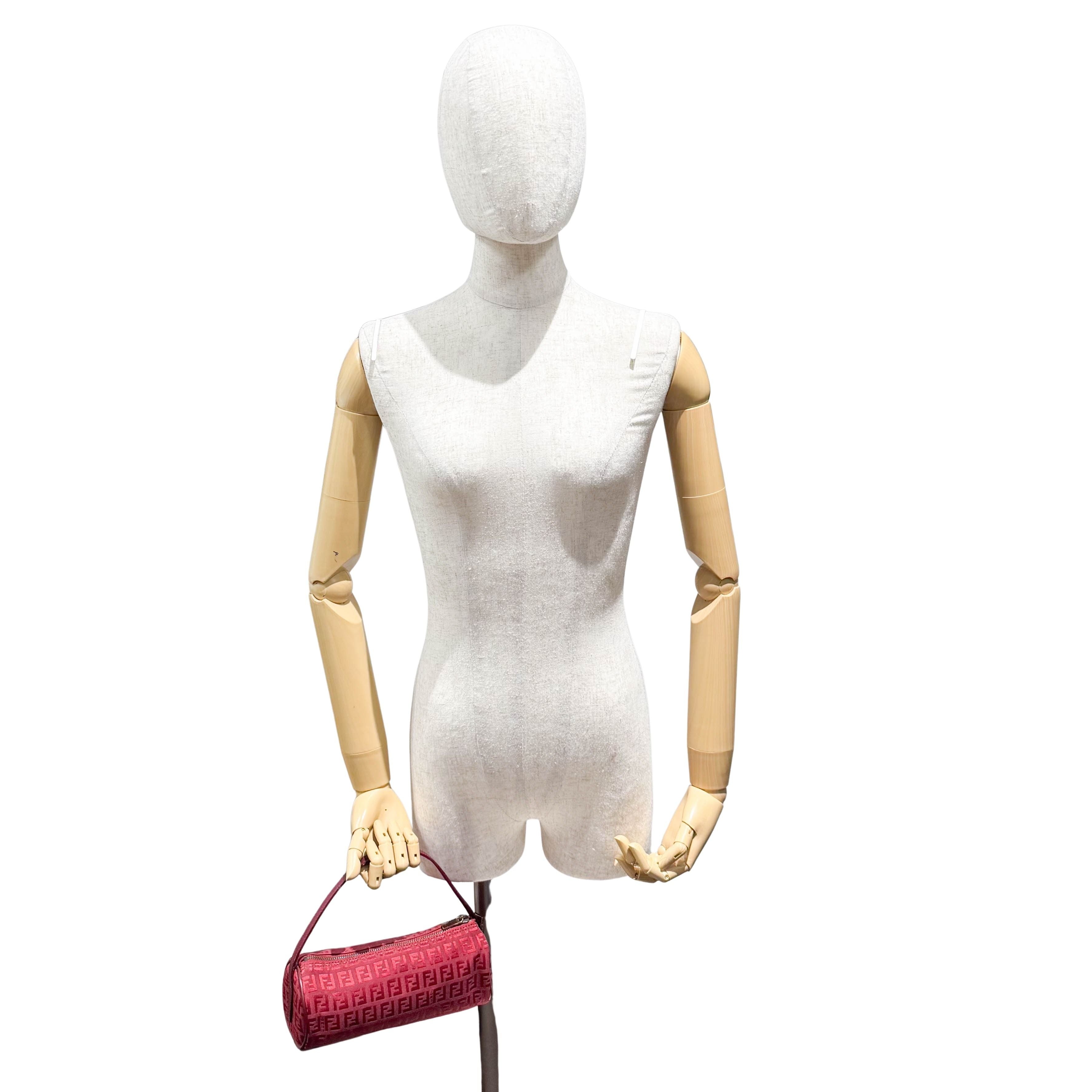 Zucchino Red Canvas Shoulder Bag