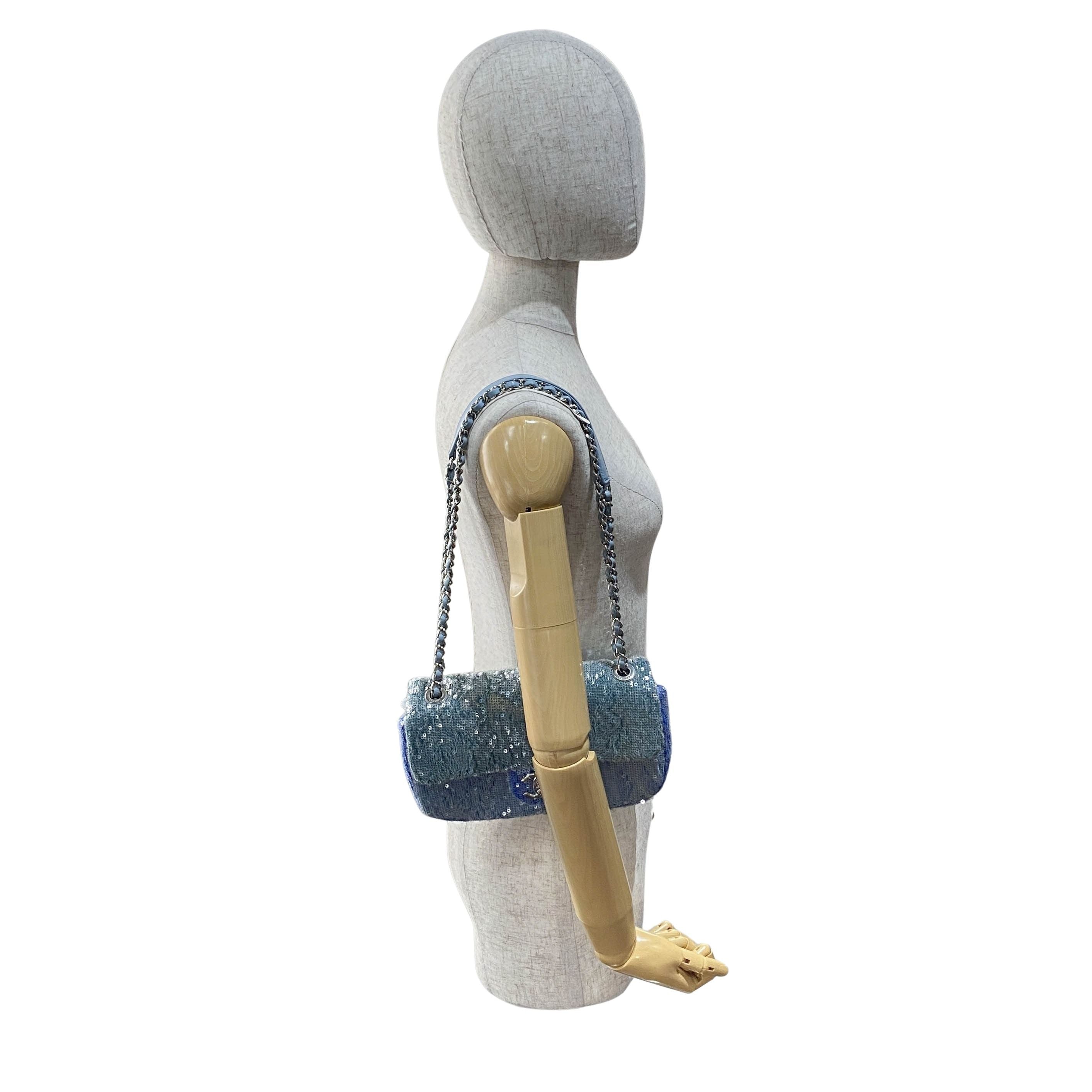 Small Waterfall Timeless Classic Sequin Bag