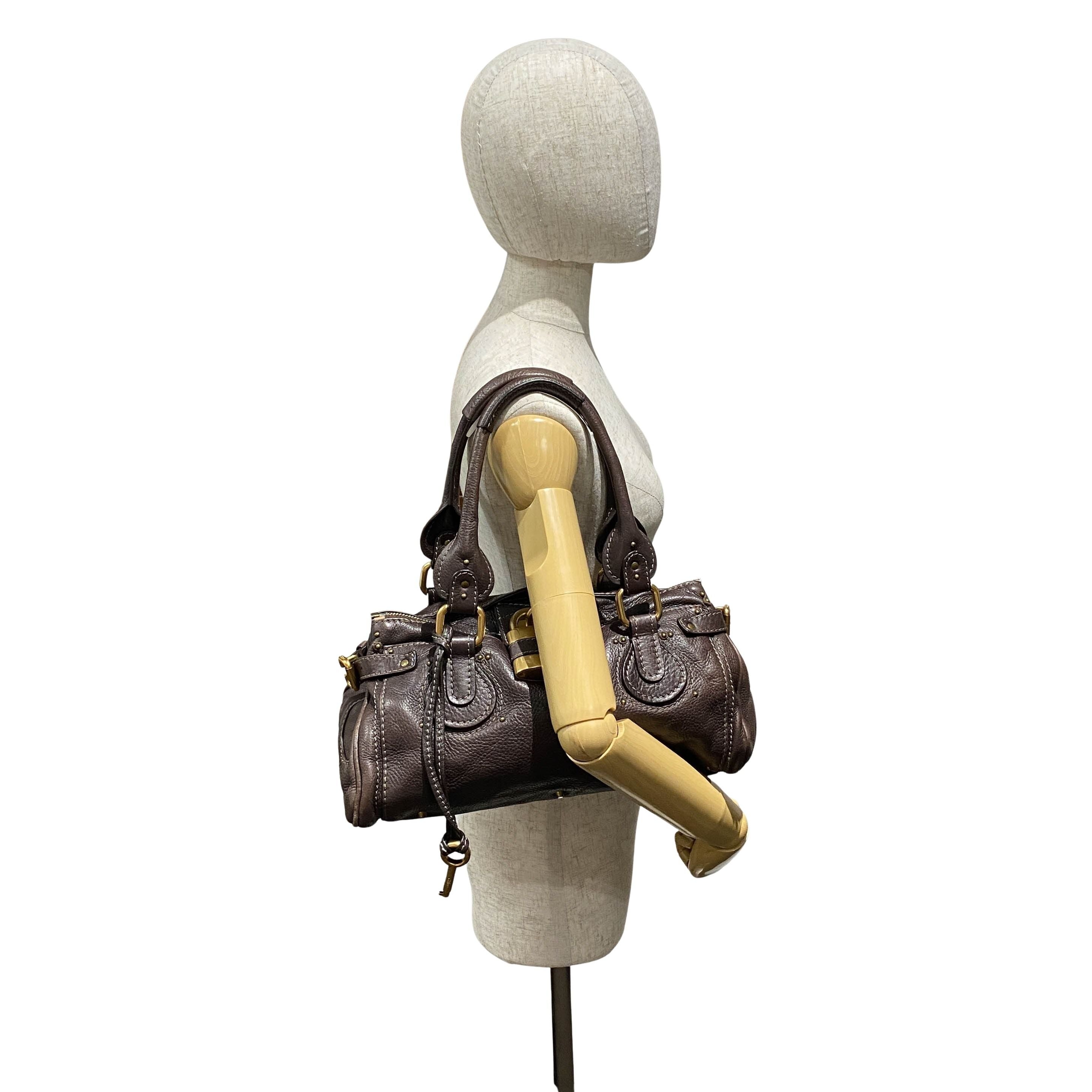 Paddington Brown Leather Handbag