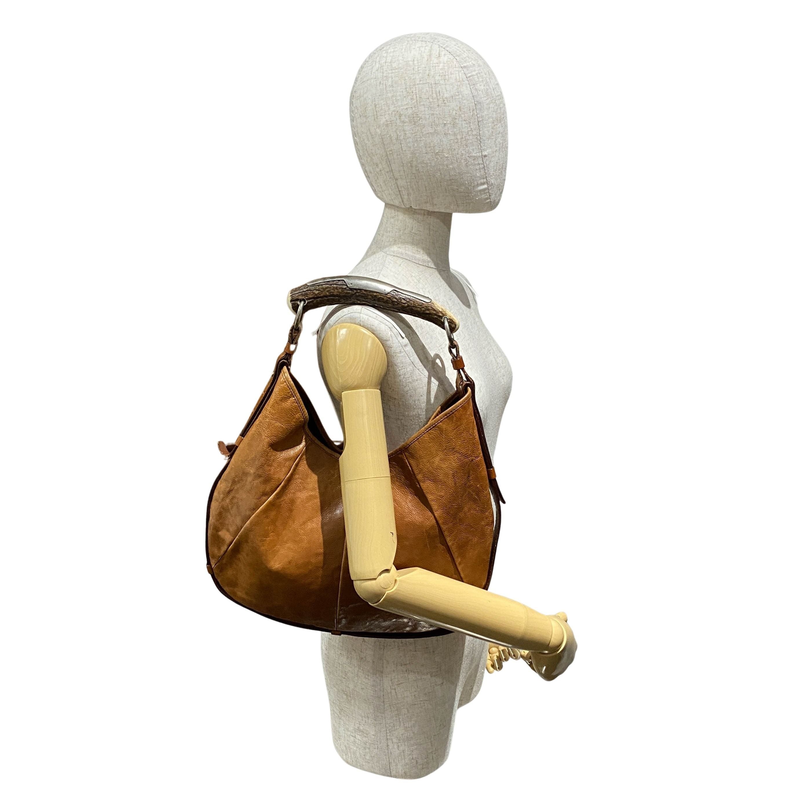 Mombasa Brown Leather Shoulder Bag