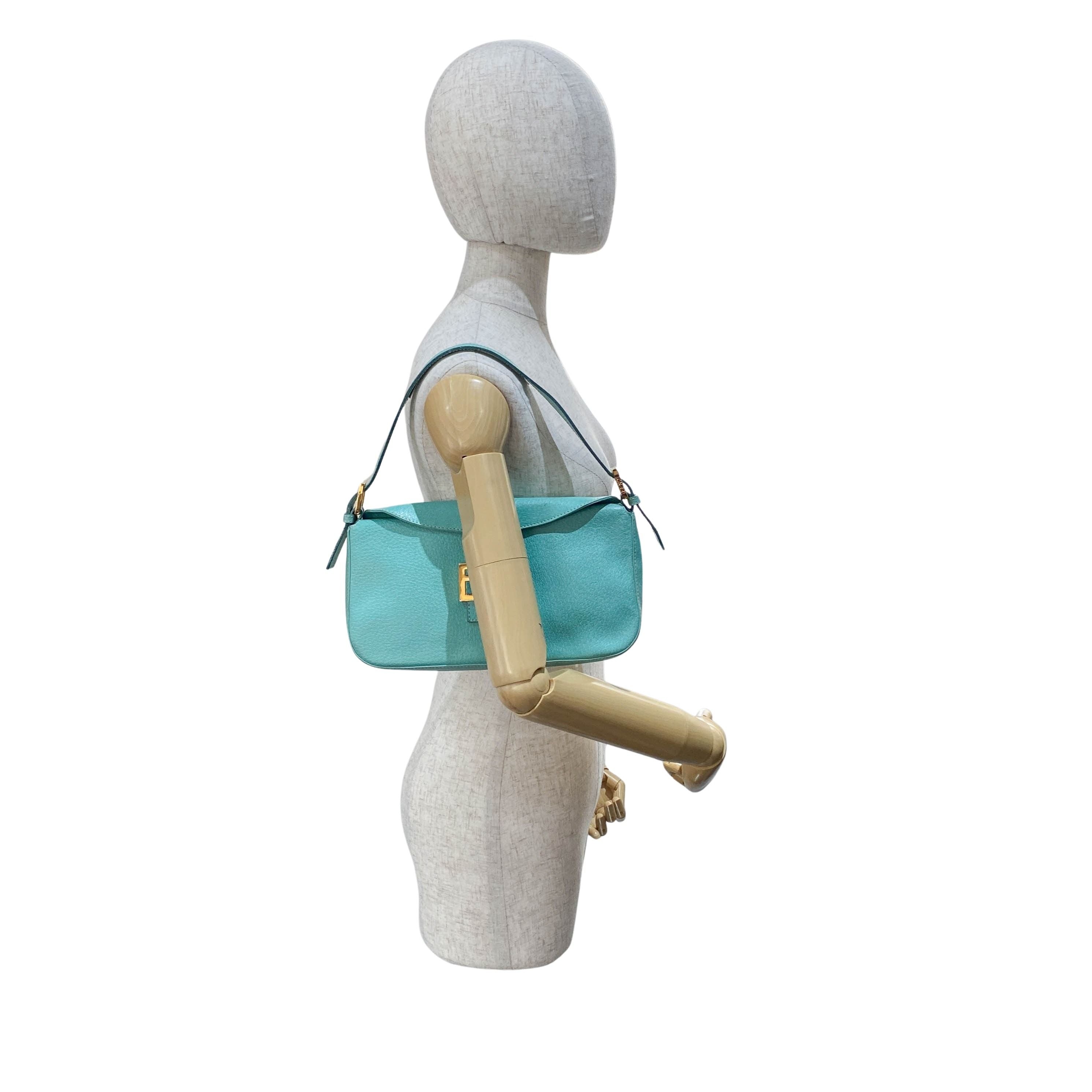 Green Leather Shoulder Bag