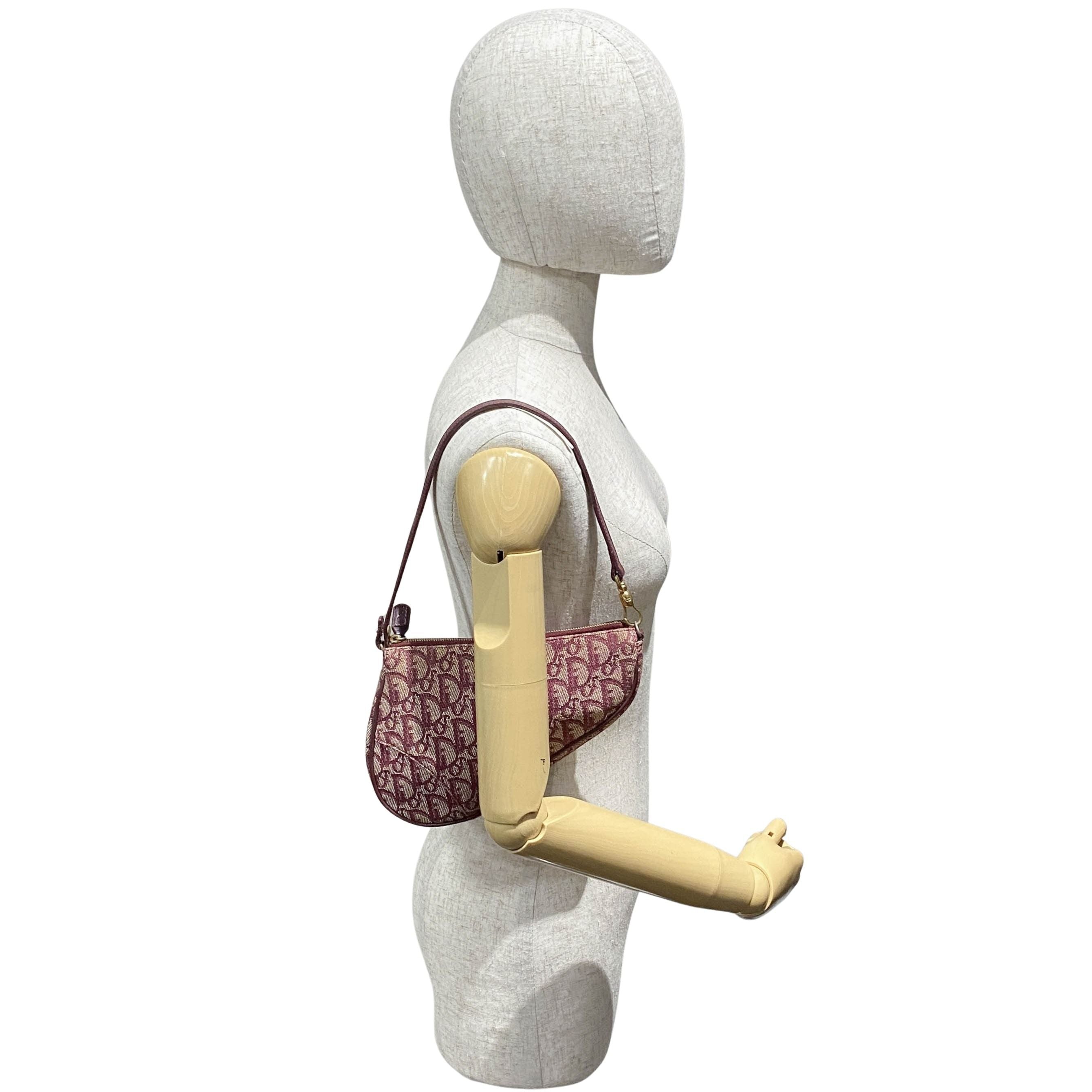 Saddle Red Trotter Canvas Shoulder Bag