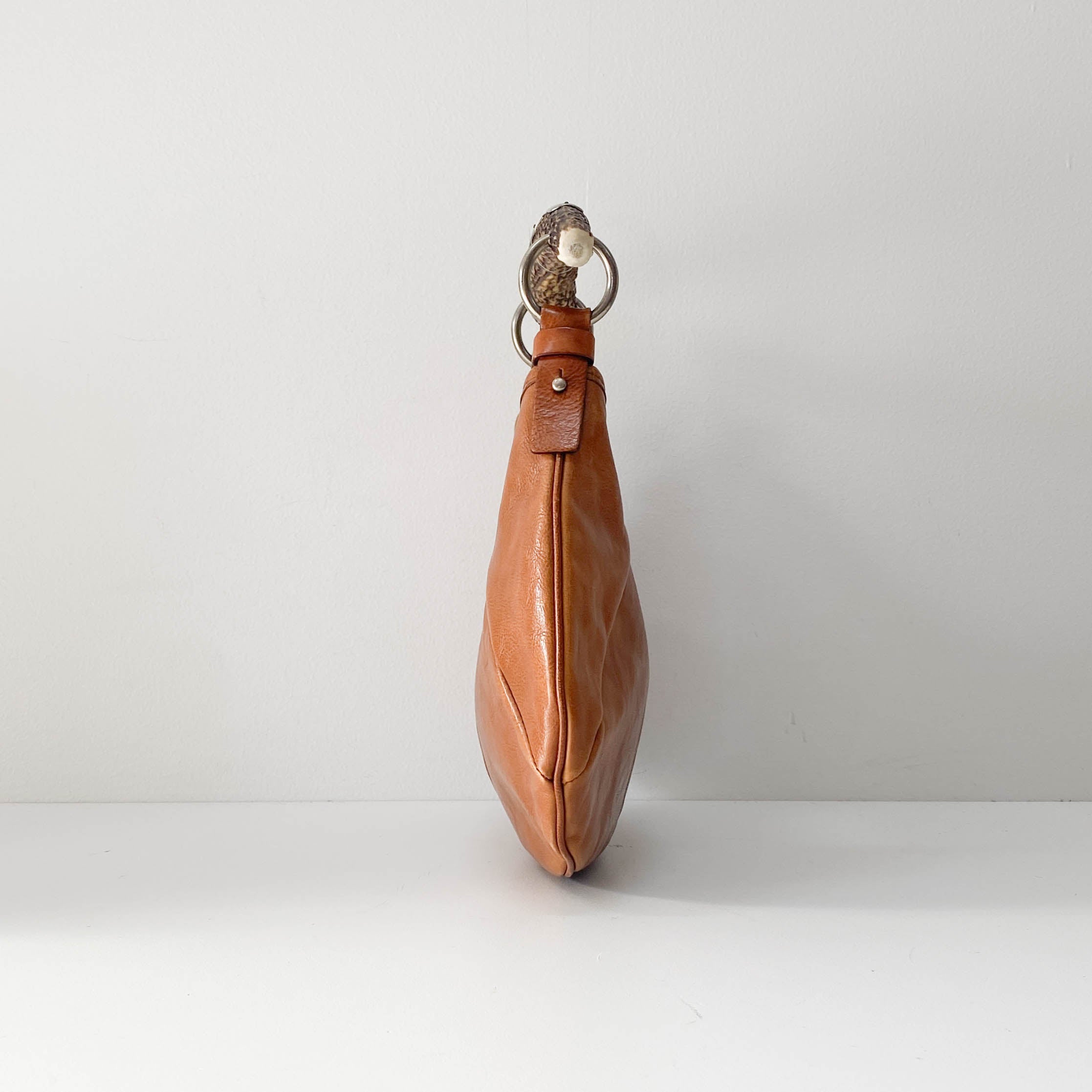 Mombasa Mini Brown Leather Hand Bag